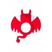 Красное эрекционное кольцо на пенис JOS COCKY DEVIL - JOS - в Кемерово купить с доставкой