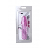 Розовая насадка с нежными шипами - 13,5 см. - Toyfa Basic - в Кемерово купить с доставкой