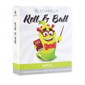 Стимулирующий презерватив-насадка Roll   Ball Apple - Sitabella - купить с доставкой в Кемерово