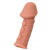Насадка на фаллос с пузыриками, венками и ребристостью KOKOS Extreme Sleeve 09 - 12,7 см. - KOKOS - в Кемерово купить с доставкой