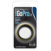 Черно-желтое силиконовое эрекционное кольцо Silicone Go Pro Cock Ring - Blush Novelties - в Кемерово купить с доставкой