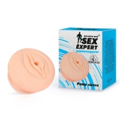Телесная насадка-вагина на помпу - Sex Expert - в Кемерово купить с доставкой
