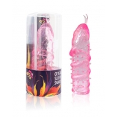 Закрытая рельефная насадка Crystal sleeve snakes в виде змеи с усиками - 14 см. - Erowoman-Eroman - в Кемерово купить с доставкой