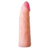 Фаллическая насадка на трусики харнесс - 17,5 см. - LOVETOY (А-Полимер) - купить с доставкой в Кемерово