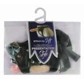 Черный пояс-трусики с двумя насадками Soft-Dolli - 16,5 и 10,5 см. - LOVETOY (А-Полимер) - купить с доставкой в Кемерово