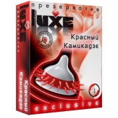 Презерватив LUXE  Exclusive   Красный Камикадзе  - 1 шт. - Luxe - купить с доставкой в Кемерово