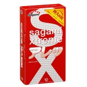 Утолщенные презервативы Sagami Xtreme Feel Long с точками - 10 шт. - Sagami - купить с доставкой в Кемерово