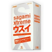 Ультратонкие презервативы Sagami Xtreme SUPERTHIN - 15 шт. - Sagami - купить с доставкой в Кемерово