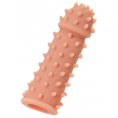 Телесная реалистичная насадка KOKOS Extreme Sleeve 03 с дополнительной стимуляцией - 12,7 см. - KOKOS - в Кемерово купить с доставкой