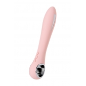 Розовый силиконовый вибратор с электростимуляцией GALVANI VIBE - 21 см. - ToyFa - купить с доставкой в Кемерово
