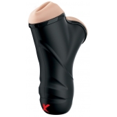 Мастурбатор в колбе с двумя тоннелями Double Penetration Vibrating Stroker - Pipedream - в Кемерово купить с доставкой