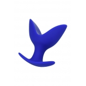 Синяя силиконовая расширяющая анальная втулка Bloom - 9,5 см. - ToyFa в Кемерово Синяя силиконовая расширяющая анальная втулка Bloom - 9,5 см. - ToyFa