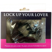 Черные меховые наручники Love с ключиками - Baile - купить с доставкой в Кемерово