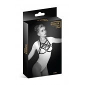Черная упряжь на грудь Clara - Bijoux Pour Toi - купить с доставкой в Кемерово