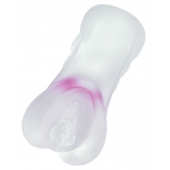 Прозрачный реалистичный мастурбатор Juicy Pussy Crystal Rose - ToyFa - в Кемерово купить с доставкой