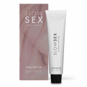 Лубрикант на водной основе Slow Sex Anal Play Gel - 30 мл. - Bijoux Indiscrets - купить с доставкой в Кемерово