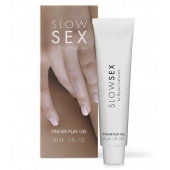 Гель для мастурбации с ароматом кокоса Slow Sex Finger Play Gel - 30 мл. - Bijoux Indiscrets - купить с доставкой в Кемерово