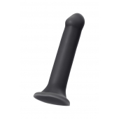 Черный фаллос на присоске Silicone Bendable Dildo XL - 20 см. - Strap-on-me - купить с доставкой в Кемерово