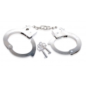 Металлические наручники Beginner s Metal Cuffs - Pipedream - купить с доставкой в Кемерово