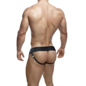 Черный мужской страпон DR. SKIN 6INCH HOLLOW STRAP ON - 16 см. - Blush Novelties - купить с доставкой в Кемерово