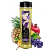 Массажное масло Libido Exotic Fruits с ароматом экзотических фруктов - 240 мл. - Shunga - купить с доставкой в Кемерово