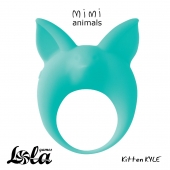 Зеленое эрекционное кольцо Kitten Kyle - Lola Games - в Кемерово купить с доставкой