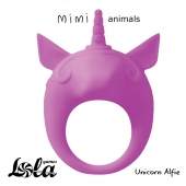 Фиолетовое эрекционное кольцо Unicorn Alfie - Lola Games - в Кемерово купить с доставкой