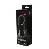 Черная веревка для шибари DELUXE BONDAGE ROPE - 5 м. - Dream Toys - купить с доставкой в Кемерово