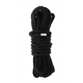 Черная веревка для шибари DELUXE BONDAGE ROPE - 5 м. - Dream Toys - купить с доставкой в Кемерово