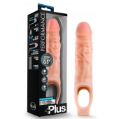 Телесный реалистичный фаллоудлинитель 9 Inch Silicone Cock Sheath Penis Extender - 22,86 см. - Blush Novelties - в Кемерово купить с доставкой