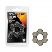 Дымчатое эрекционное кольцо Stay Hard Thick Bead Cock Ring - Blush Novelties - в Кемерово купить с доставкой