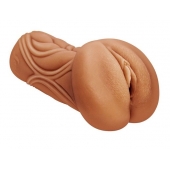 Кофейный мастурбатор-вагина Dumpling - Lola Games - в Кемерово купить с доставкой