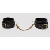 Черные оковы на ноги Bound to You Faux Leather Ankle Cuffs - Fifty Shades of Grey - купить с доставкой в Кемерово