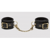 Черные наручники Bound to You Faux Leather Wrist Cuffs - Fifty Shades of Grey - купить с доставкой в Кемерово