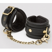 Черные наручники Bound to You Faux Leather Wrist Cuffs - Fifty Shades of Grey - купить с доставкой в Кемерово