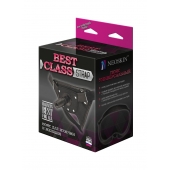 Черный пояс для насадок BEST CLASS STRAP - LOVETOY (А-Полимер) - купить с доставкой в Кемерово