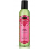 Массажное масло Naturals Strawberry Dreams с ароматом клубники - 236 мл. - Kama Sutra - купить с доставкой в Кемерово