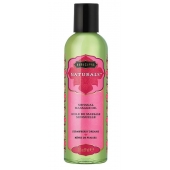Массажное масло Naturals Strawberry Dreams с ароматом клубники - 59 мл. - Kama Sutra - купить с доставкой в Кемерово