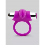 Лиловое виброкольцо с пультом ДУ Remote Control Cock Ring - Happy Rabbit - в Кемерово купить с доставкой