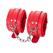 Красные оковы Anonymo из искусственной кожи - ToyFa - купить с доставкой в Кемерово