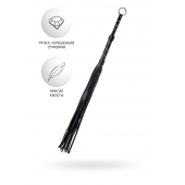 Черный флоггер Anonymo - 64 см. - ToyFa - купить с доставкой в Кемерово