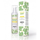 Разогревающее массажное масло Gourmet Spearmint Organic с органическими ингредиентами - 50 мл. - Exsens - купить с доставкой в Кемерово