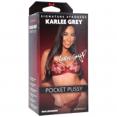Мастурбатор-вагина Karlee Grey ULTRASKYN Pocket Pussy - Doc Johnson - в Кемерово купить с доставкой
