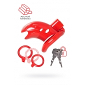 Красный мужской пояс верности из пластика - ToyFa - купить с доставкой в Кемерово