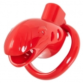 Красный мужской пояс верности из пластика - ToyFa - купить с доставкой в Кемерово