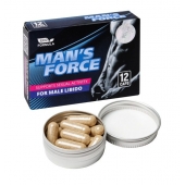 Пищевой концентрат для мужчин MANS FORCE  - 12 капсул - Sitabella - купить с доставкой в Кемерово