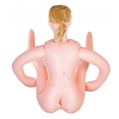 Надувная секс-кукла с реалистичной головой и поднятыми ножками - ToyFa - в Кемерово купить с доставкой