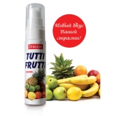 Гель-смазка Tutti-frutti со вкусом тропических фруктов - 30 гр. - Биоритм - купить с доставкой в Кемерово