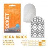 Карманный мастурбатор HEXA-BRICK - Tenga - в Кемерово купить с доставкой