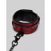 Красно-черные оковы Reversible Faux Leather Ankle Cuffs - Fifty Shades of Grey - купить с доставкой в Кемерово